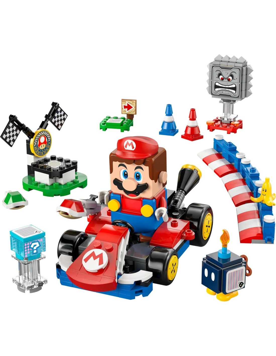 GIOCATTOLO PUBBLICIZZATO: vendita online LEGO Super Mario Mario Kart Mario Interattivo e Kart Standard in offerta