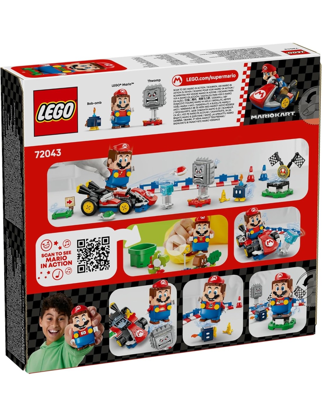 GIOCATTOLO PUBBLICIZZATO: vendita online LEGO Super Mario Mario Kart Mario Interattivo e Kart Standard in offerta