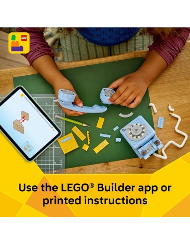GIOCATTOLO PUBBLICIZZATO: vendita online LEGO Creator 31174 Telefono Retrò – Set 3 in 1 Vintage in offerta