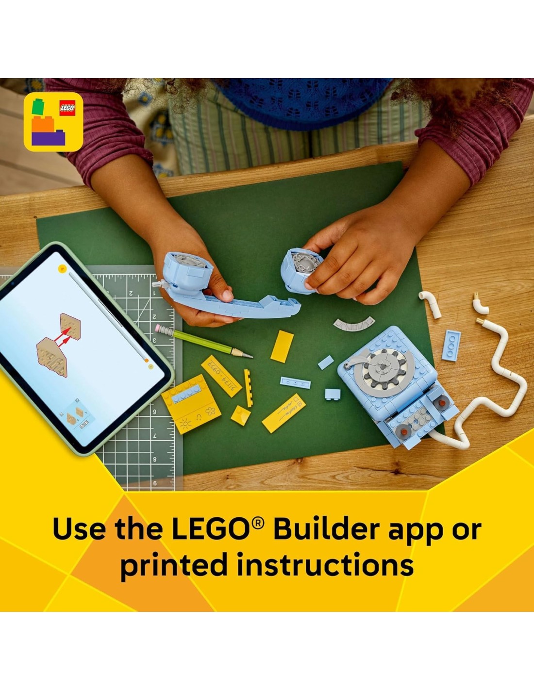GIOCATTOLO PUBBLICIZZATO: vendita online LEGO Creator 31174 Telefono Retrò – Set 3 in 1 Vintage in offerta