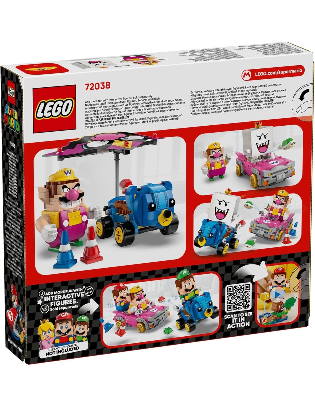 GIOCATTOLO PUBBLICIZZATO: vendita online LEGO 72038 Super Mario Mario Kart – Wario e Re Boo in offerta