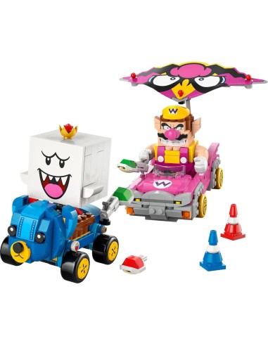 GIOCATTOLO PUBBLICIZZATO: vendita online LEGO 72038 Super Mario Mario Kart – Wario e Re Boo in offerta