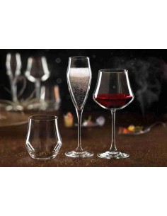 SERVIZI COMPLETI: vendita online Set 18 Bicchieri e Calici RCR Ego – Cristallo Luxion in offerta