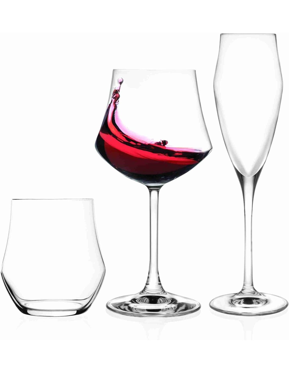 SERVIZI COMPLETI: vendita online Set 18 Bicchieri e Calici RCR Ego – Cristallo Luxion in offerta