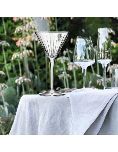 CALICI VINO E SPUMANTE: vendita online Set 6 Calici Martini 21cl RCR Timeless – Cristallo Luxion in offerta