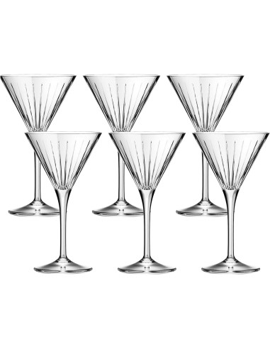 CALICI VINO E SPUMANTE: vendita online Set 6 Calici Martini 21cl RCR Timeless – Cristallo Luxion in offerta
