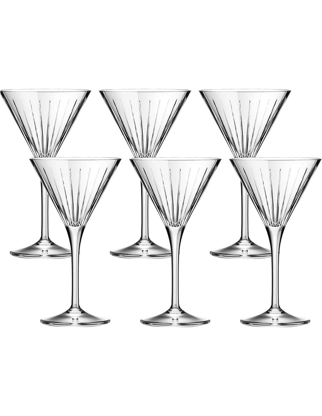 CALICI VINO E SPUMANTE: vendita online Set 6 Calici Martini 21cl RCR Timeless – Cristallo Luxion in offerta