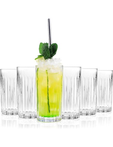 BICCHIERI ACQUA VINO BIBITA: vendita online Set 6 Bicchieri Bibita Timeless RCR 44 cl in offerta