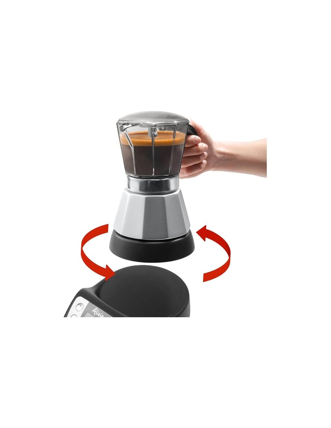De'Longhi Alicia PLUS EMKP42.B Moka Elettrica 2-4 Tazze | Shopincasa.it