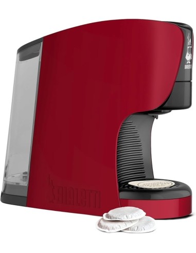 Bialetti DAMA Macchina Caffè ESE Rossa con 30 Cialde | Shopincasa