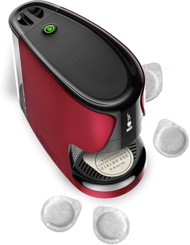 Bialetti DAMA Macchina Caffè ESE Rossa con 30 Cialde | Shopincasa