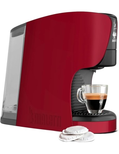Bialetti DAMA Macchina Caffè ESE Rossa con 30 Cialde | Shopincasa