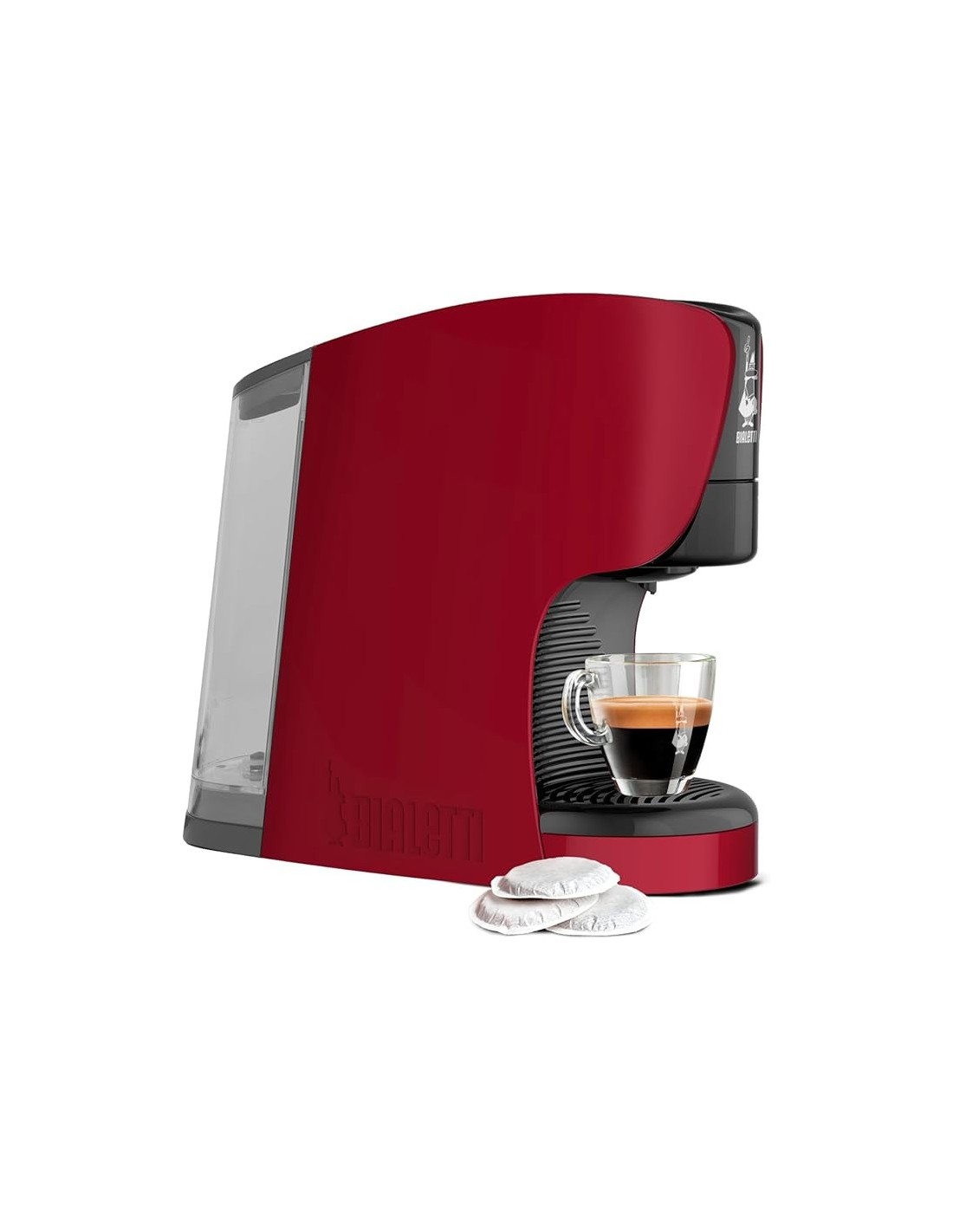 Bialetti DAMA Macchina Caffè ESE Rossa con 30 Cialde | Shopincasa