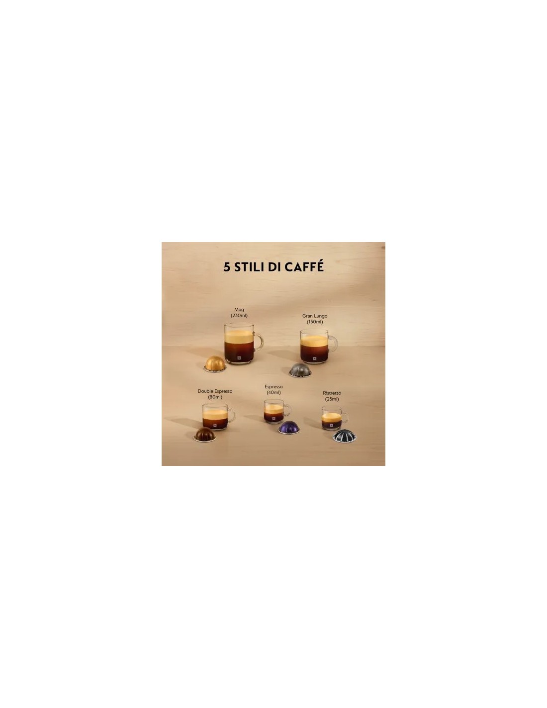 Krups Vertuo Pop XN9205 Nespresso – Macchina Caffè Capsule Rossa | Shopincasa