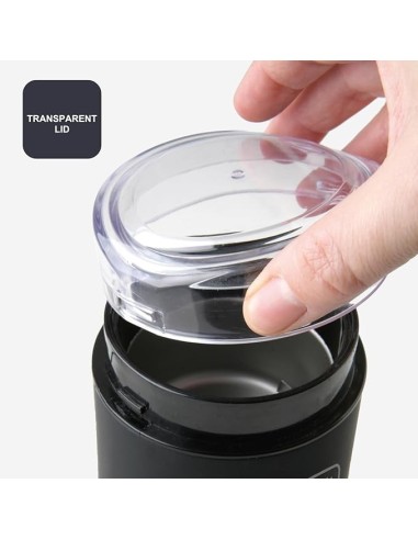 BLACK+DECKER Macinacaffè 150W in Acciaio Inox Nero | Shopincasa