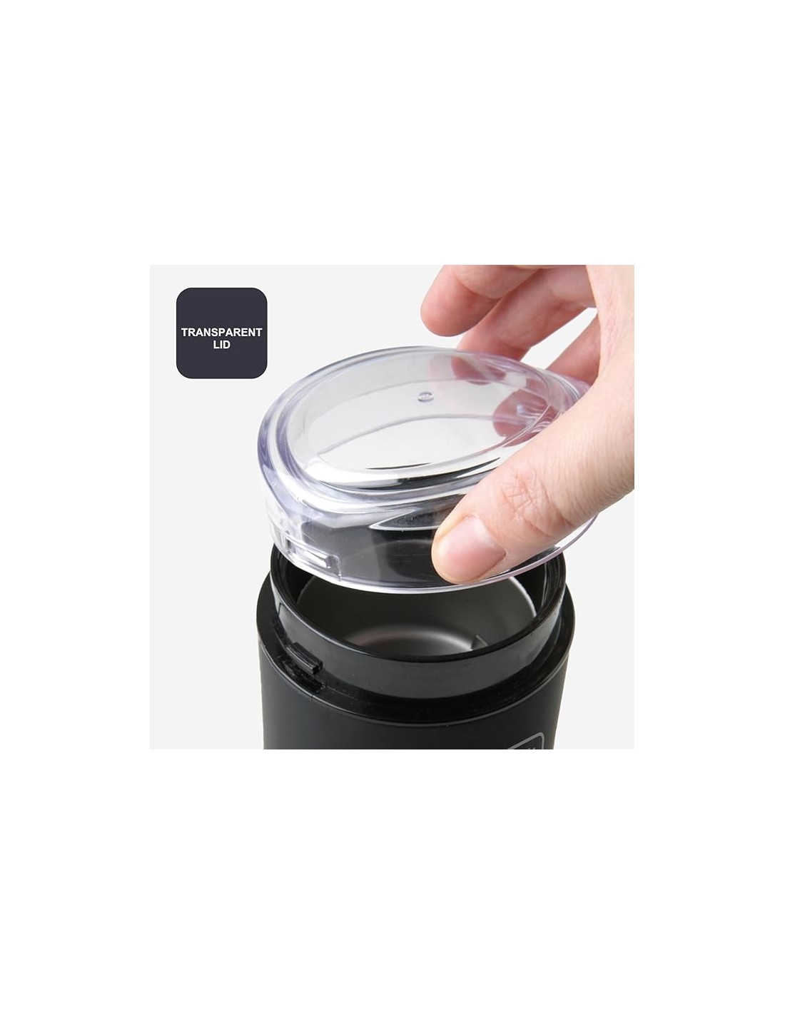 BLACK+DECKER Macinacaffè 150W in Acciaio Inox Nero | Shopincasa