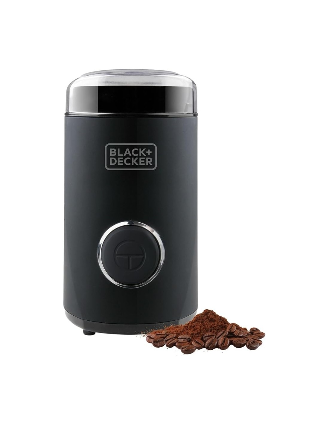 BLACK+DECKER Macinacaffè 150W in Acciaio Inox Nero | Shopincasa