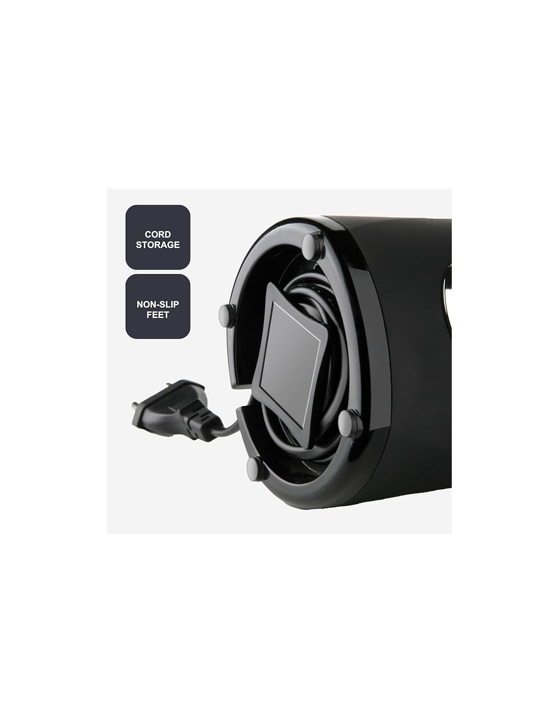 BLACK+DECKER Macinacaffè 150W in Acciaio Inox Nero | Shopincasa