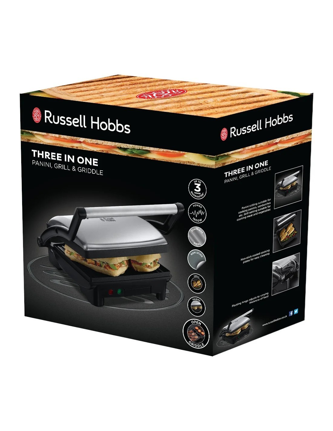 Russell Hobbs 17888-56 Tostiera 1800W Inox | Shopincasa