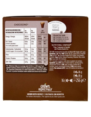 Nescafé Dolce Gusto Chococino – 16 Capsule Compatibili | Shopincasa
