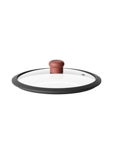 COOK COLOR COPERCHIO VETRO 20CM CURVO RED