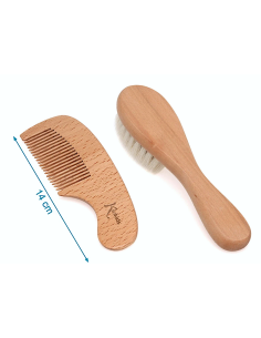 Set Pettini in Legno di Faggio per Neonati – shopincasa.it