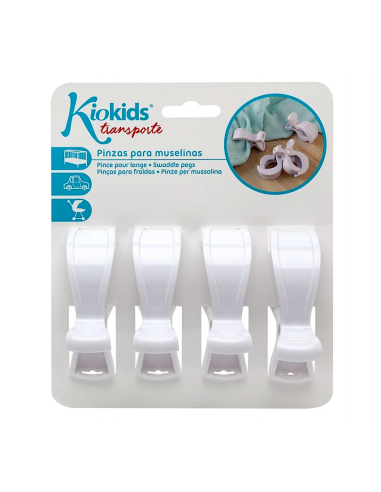 Pinze per Mussola – Set 4 Clip Bianche Sicure | shopincasa.it