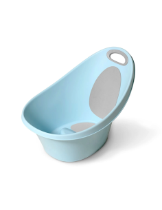 Vasca da Bagno Neonati Blu con Sedile Ergonomico e Antiscivolo | shopincasa.it