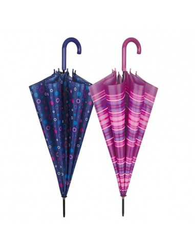 OMBRELLI PIOGGIA: vendita online Ombrello donna, lungo, fantasia, automatico, New Basic, stecche 61 cm in offerta
