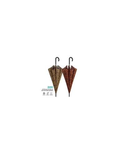 OMBRELLI PIOGGIA: vendita online Ombrello Donna Automatico, 61cm, Leopardato, 8 Stecche, Elegante, Moda, Antivento in offerta