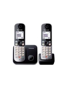 CORDLESS KXTG6852JTB DUO V/VOCE PANASONIC NERO