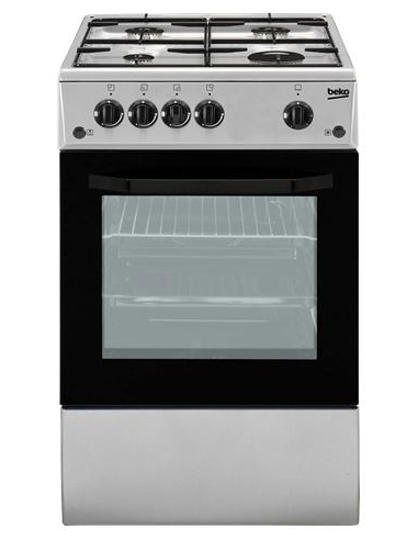 CUCINA CSS42014FS 4F/GAS F/ELETT.50CM SILVER BEKO