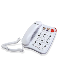 TELEFONO PHF BILLY 201 WH C/FI WHITE