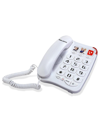 TELEFONO PHF BILLY 201 WH C/FI WHITE