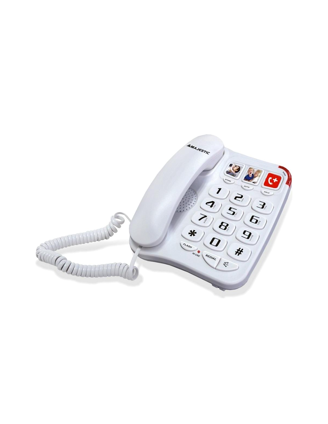 TELEFONO PHF BILLY 201 WH C/FI WHITE