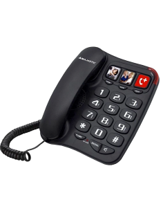 TELEFONO PHF BILLY 201BK C/FIL BLACK