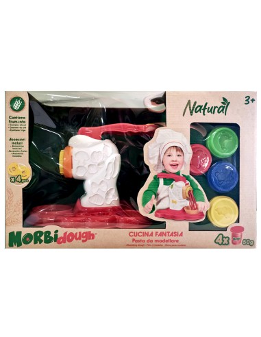 Macchina pasta Morbidough 43029, con 4 vasetti 50g, giocattolo creativo | Shop in Casa