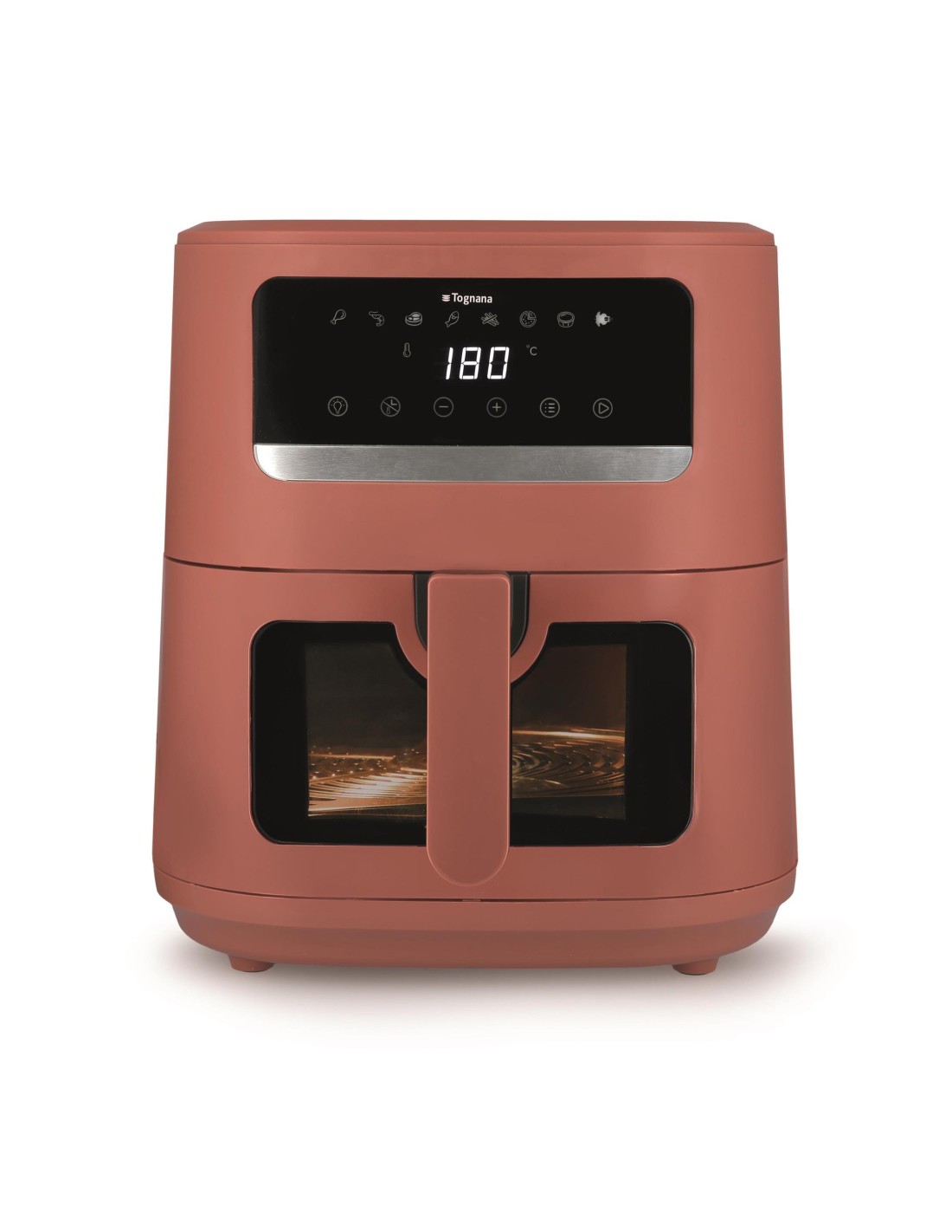 FRIGGITRICI: vendita online Tognana Iridea, Friggitrice ad Aria 8 L, Elettrica, Doppia Resistenza, Apple Red / Sage Green in ...
