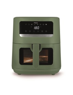 FRIGGITRICI: vendita online Friggitrice ad Aria, Iridea Verde, 8 Litri, Doppia Resistenza, 2000W, Display Digitale in offerta