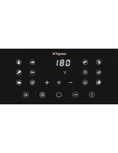 FRIGGITRICI: vendita online Friggitrice ad Aria, Iridea Rosso, 10 Litri, Doppia Resistenza, 2300W, Display Digitale in offerta