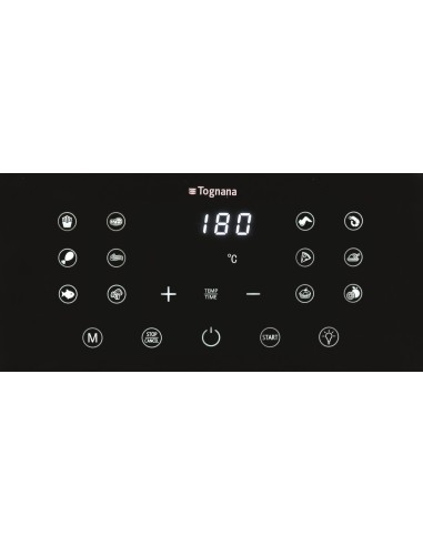 FRIGGITRICI: vendita online Friggitrice ad Aria, Iridea Rosso, 10 Litri, Doppia Resistenza, 2300W, Display Digitale in offerta
