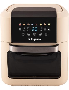 FRIGGITRICI: vendita online Friggitrice e Forno ad Aria, Tognana Iridea Champagne, 11 Litri, Display Digitale, 1500W, Vintage...