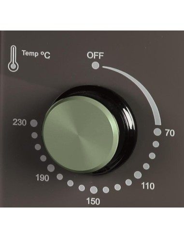 FORNI E MICROONDE: vendita online Fornetto Elettrico, Forno Ventilato Verde Salvia, 60 Litri, Timer 60 Minuti, 1900W, Girarro...