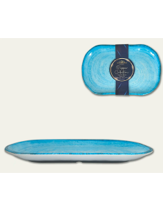 VASSOIO 36X23X3 MELAMINA BLU PEPPER