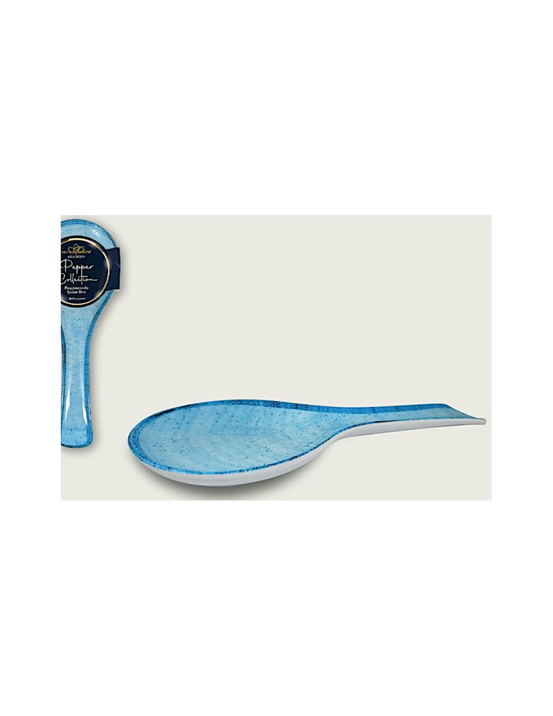 POGGIAMESTOLO 29X10CM MELAMINA BLU PEPPER