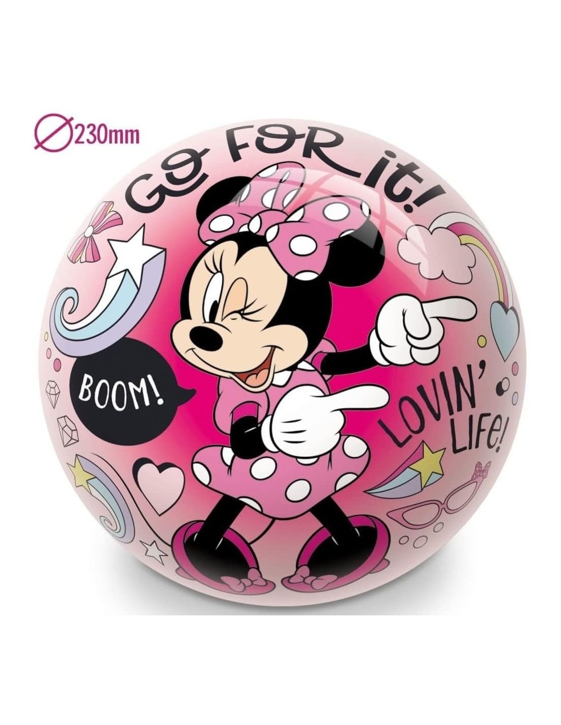PALLONI: vendita online Minnie Pallone PVC, Giocattolo per Bambini, Resistente, Multicolore in offerta