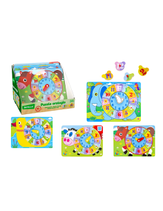 LEGNOLAND 42878 PUZZLE OROLOGIO ASSORTITO
