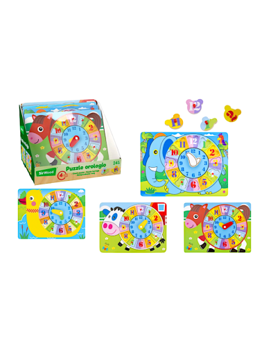 LEGNOLAND 42878 PUZZLE OROLOGIO ASSORTITO