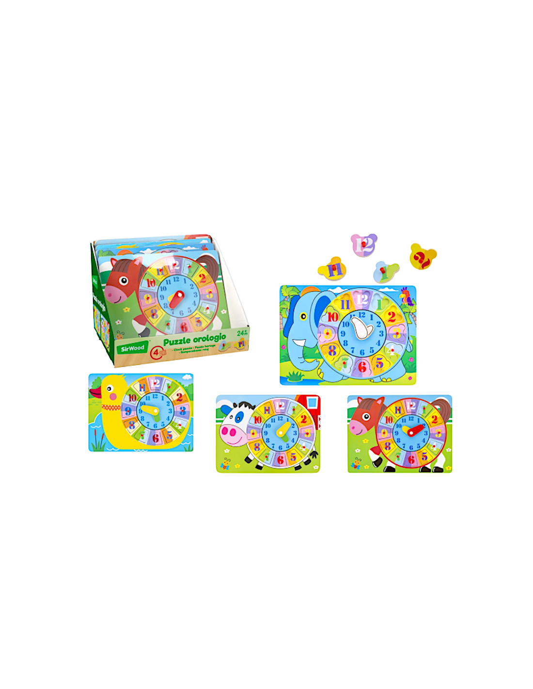 LEGNOLAND 42878 PUZZLE OROLOGIO ASSORTITO