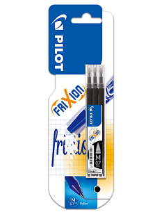 PILOT CONF 3 RICARICHE FRIXION NERO 0,7MM
